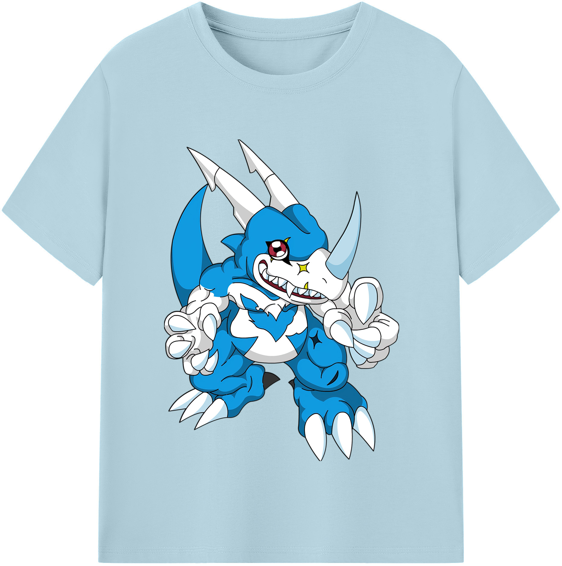 （画像用） Digimon デジタルモンスター/デジモン 綿100％半袖Tシャツ（フロントプリント）